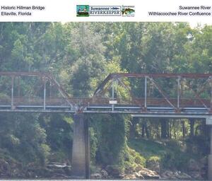 [Historic Hillman Bridge, Suwannee River, Ellaville, Florida, Withlacoochee River Confluence]