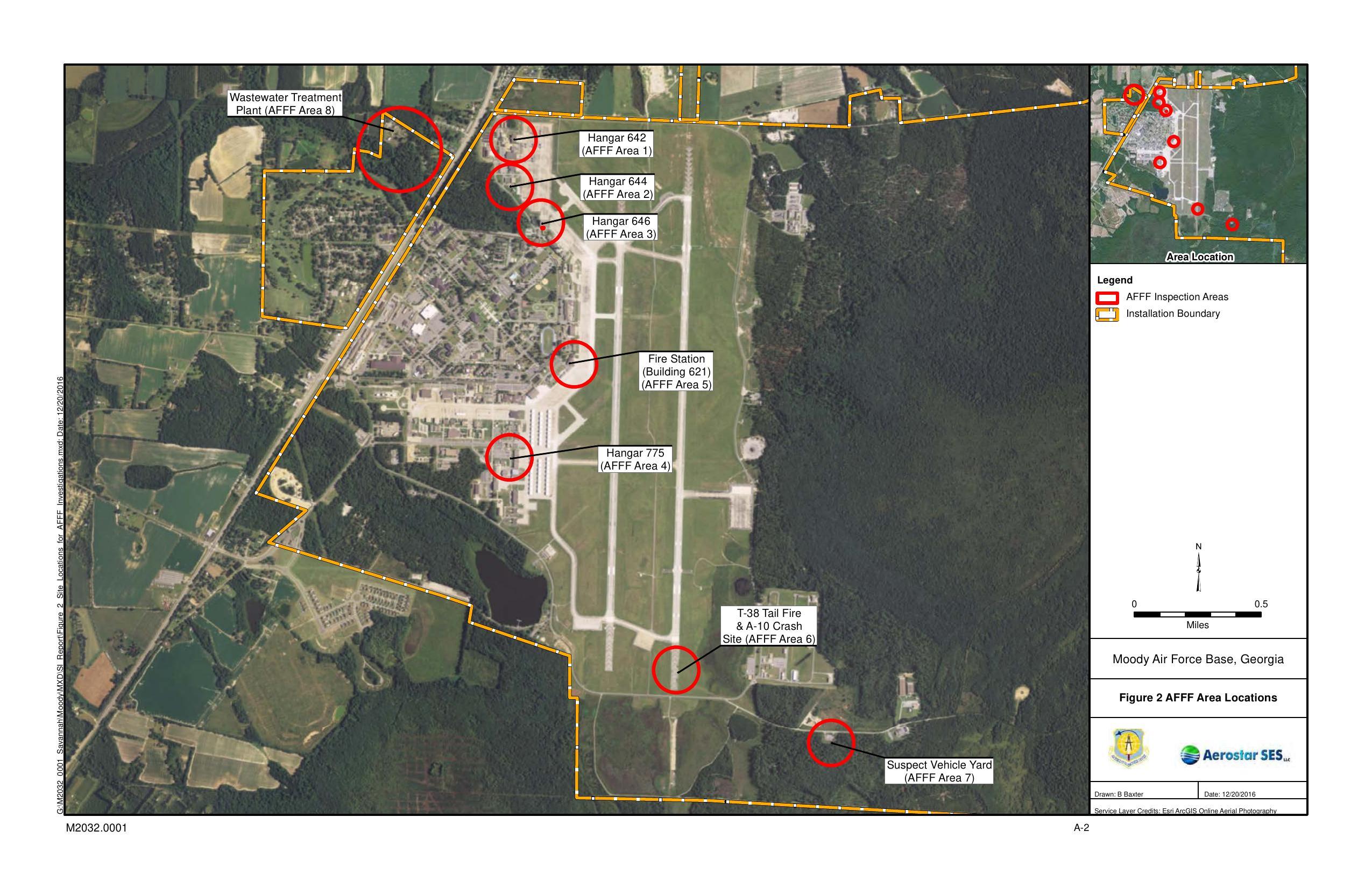 Figure 2 AFFF Area Locations