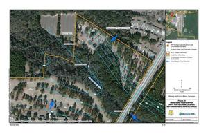 [Figure 24 Waste Water Treatment Plant (AFFF Area 8) Sample Locations and Potentiometric Surface Contours]