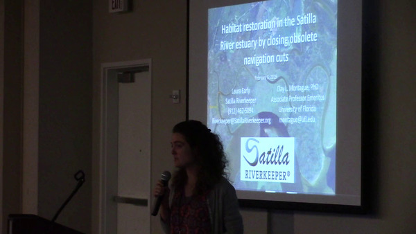 [Estuary habitat restoration --Laura Early, Satilla Riverkeeper]