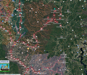 [Aerial context, Valdosta, GA to Jacksonville, FL]