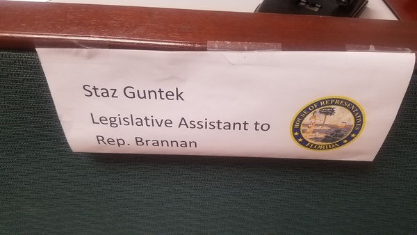 Staz Guntek, Legislative Assistant