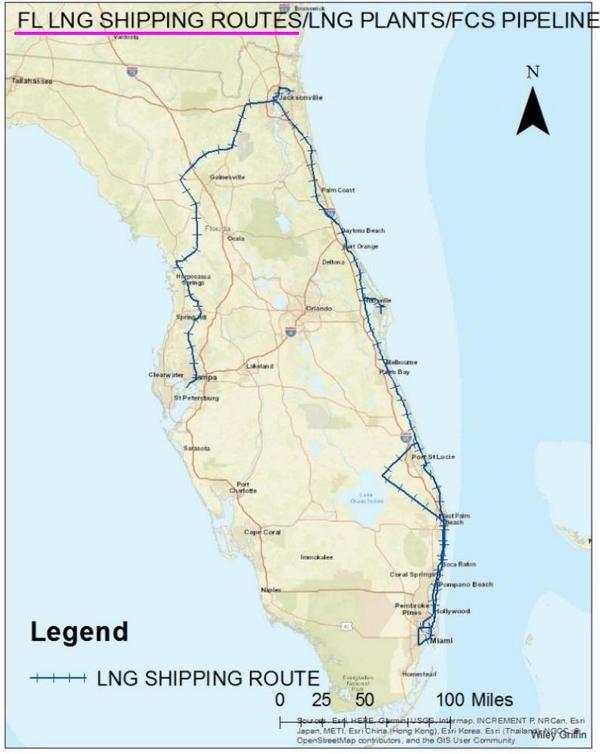 [FL LNG Shipping Routes]