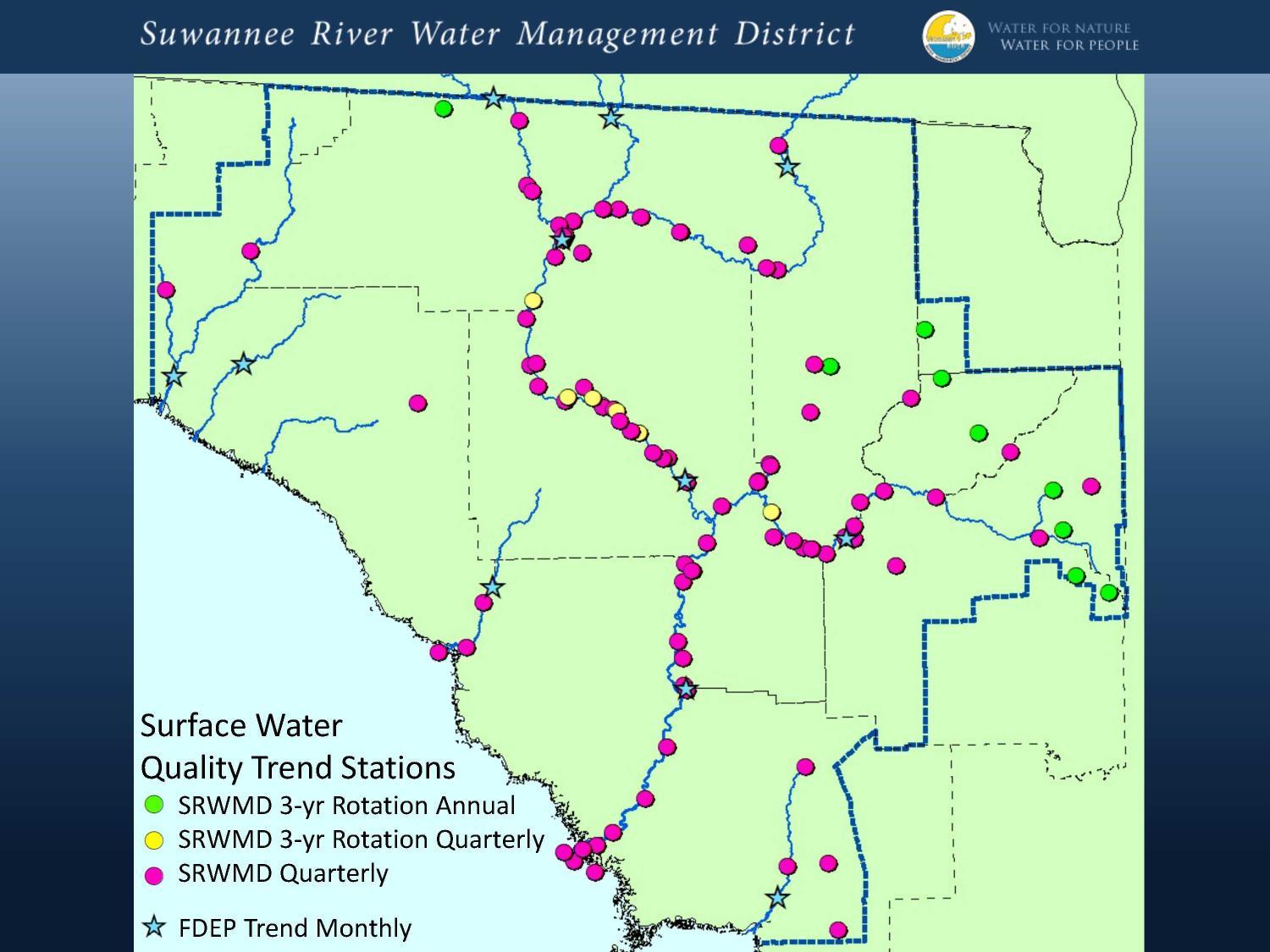 Surface water Trend Stations