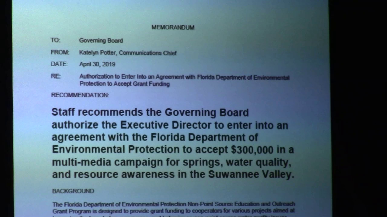 $300,000 FDEP campaign: springs, water quality, and resources