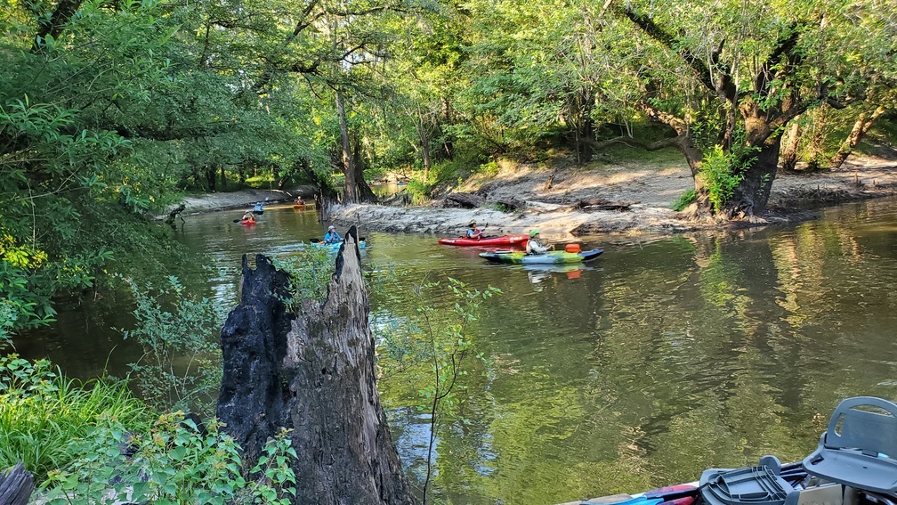 Returning from upstream Withlacoochee, 30.84703, -83.34764