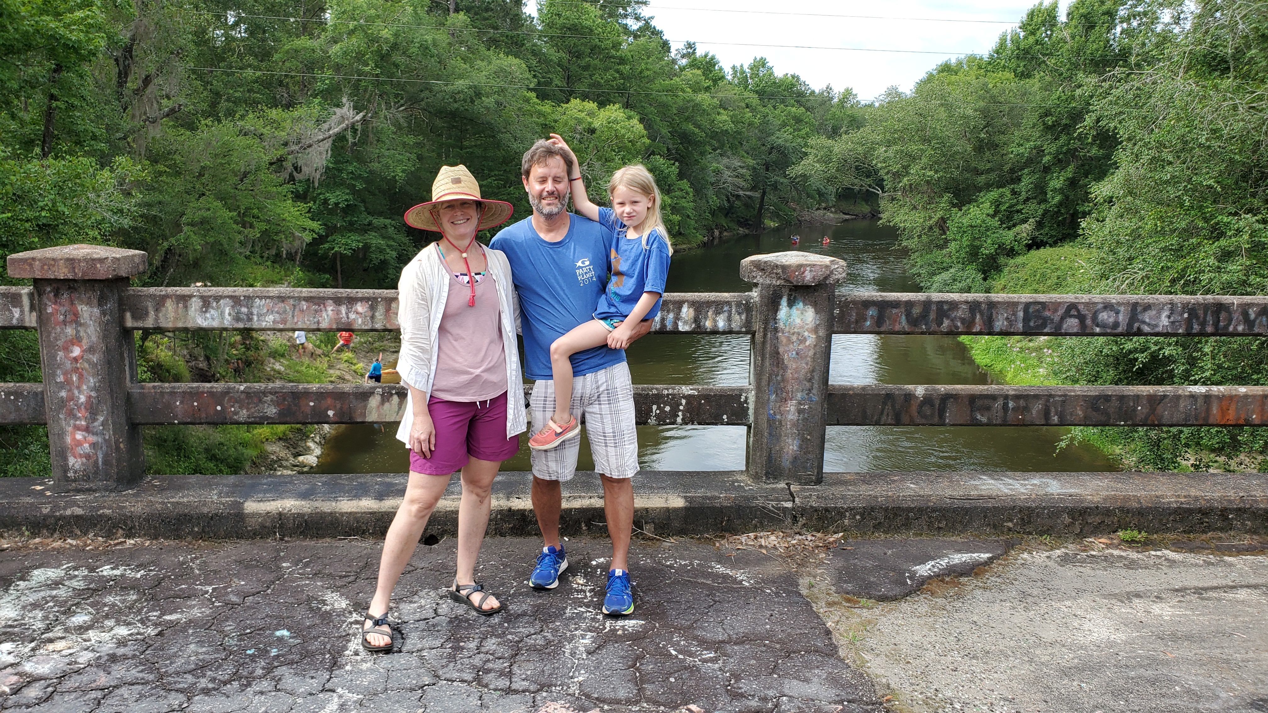 Three on Spook Bridge