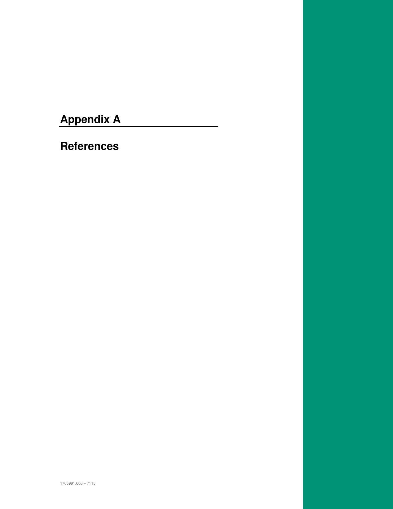 Appendix A