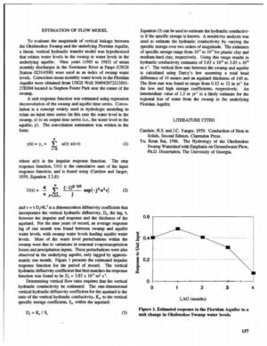 [To evaluate the magnitude of vertical leakage between the Okefenokee Swamp and the underlying Floridan Aquifer,]