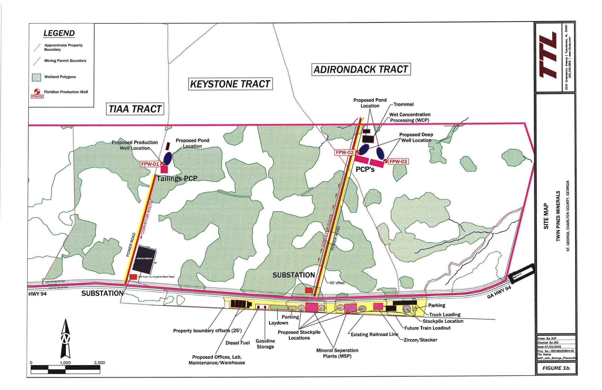 Site Map for Phase 1