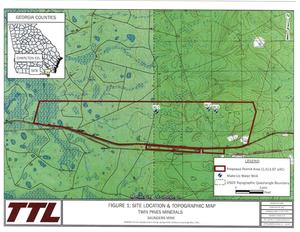 [Figure 1: Site Location & Topographic Map]