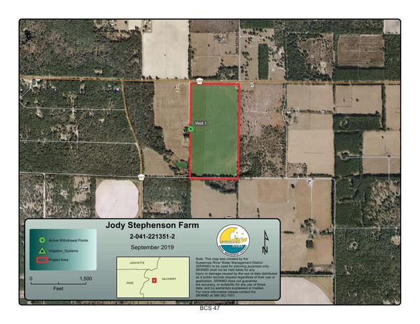 Location Map, Jody Stephenson Farm, 2-041-221351-2