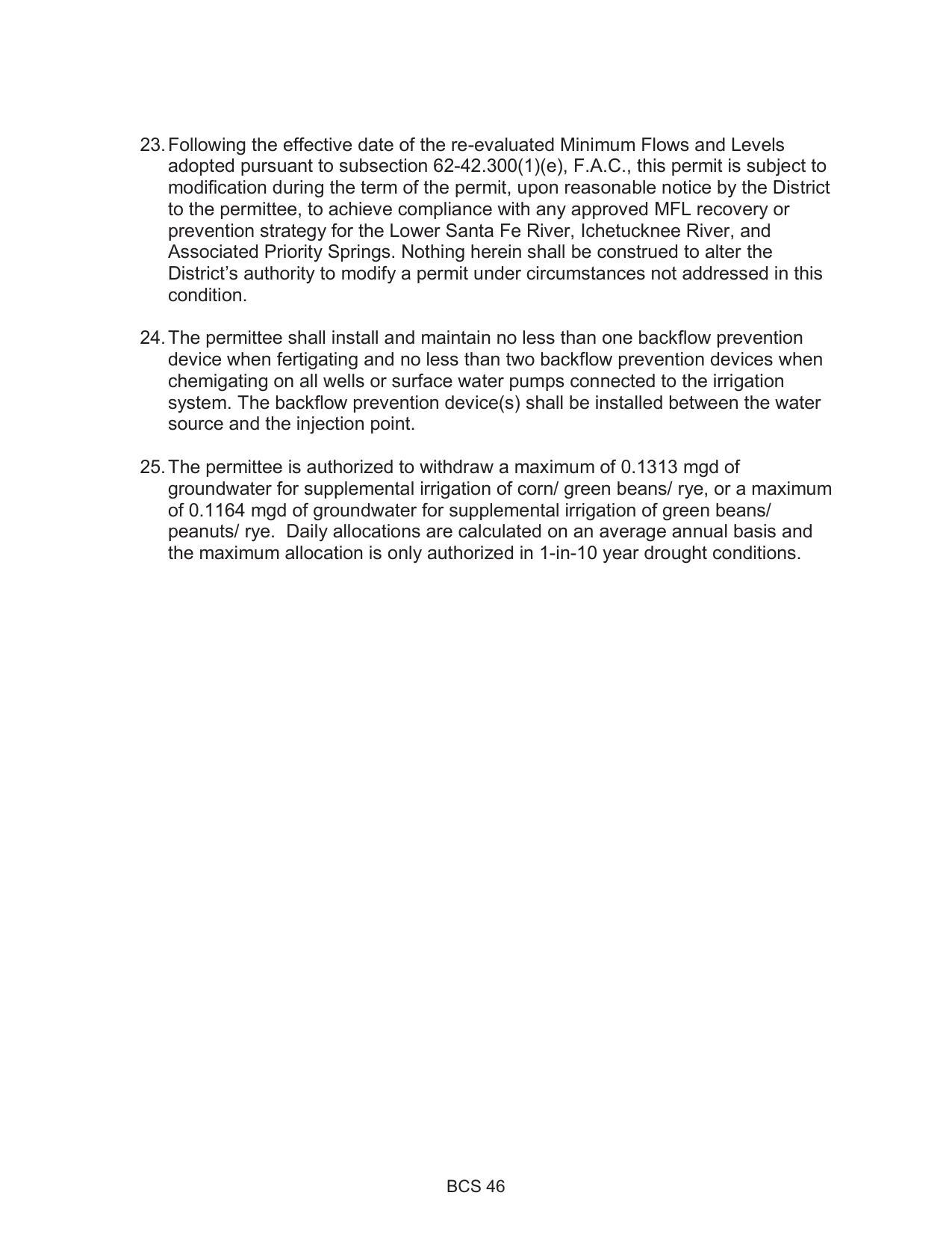 adopted pursuant to subsection 62-42.300(1)(e), F.A.C., this permit is subject to