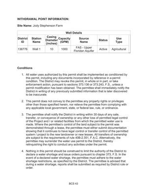 [enforcement action, pursuant to sections 373.136 or 373.243, F.S., unless a]