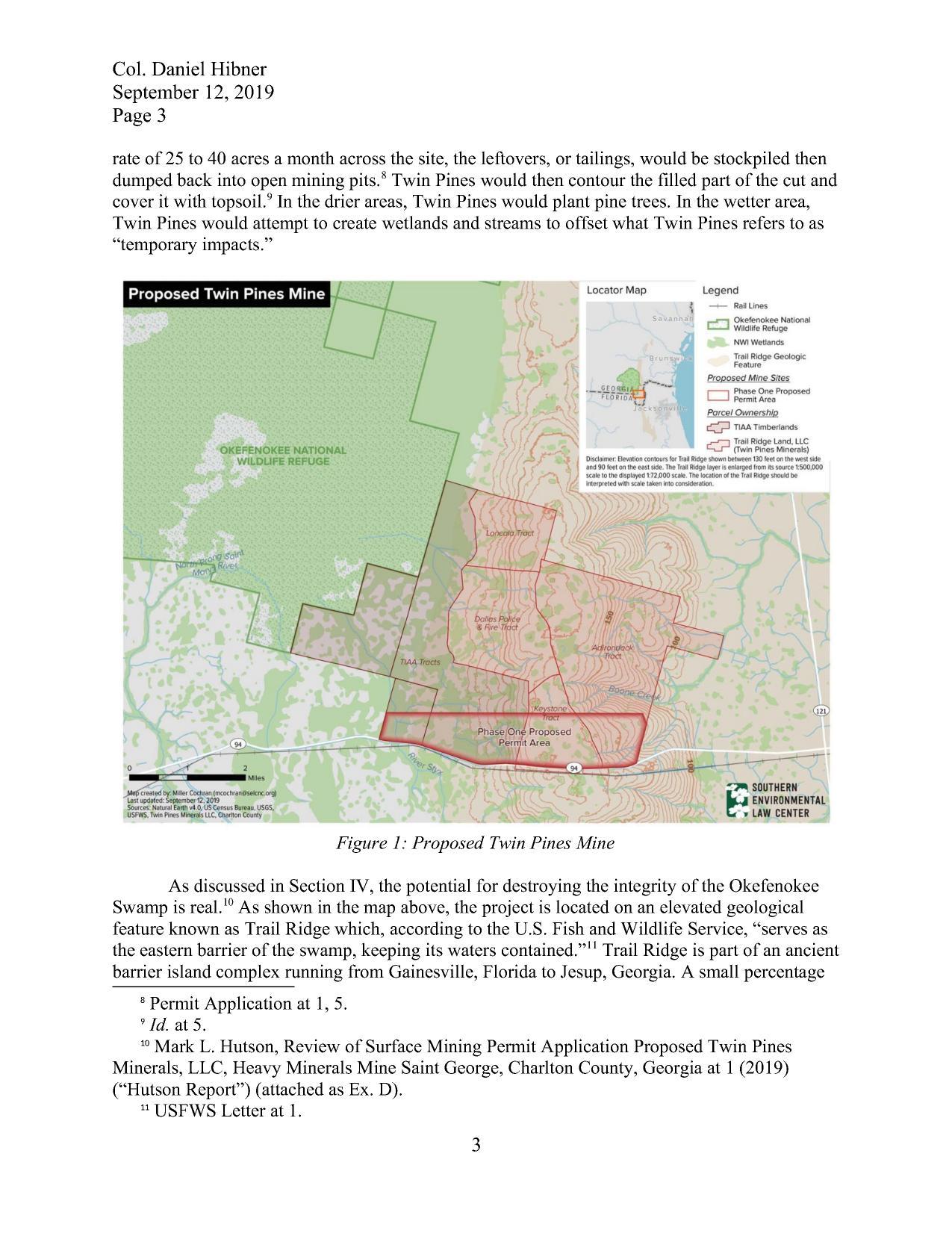 Figure 1: Proposed Twin Pines Mine