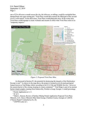 [Figure 1: Proposed Twin Pines Mine]