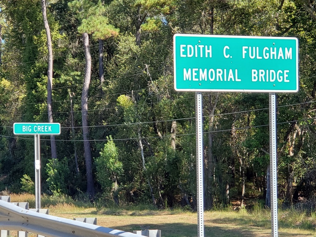 Edith C. Fulgham Memorial Bridge, Big Creek