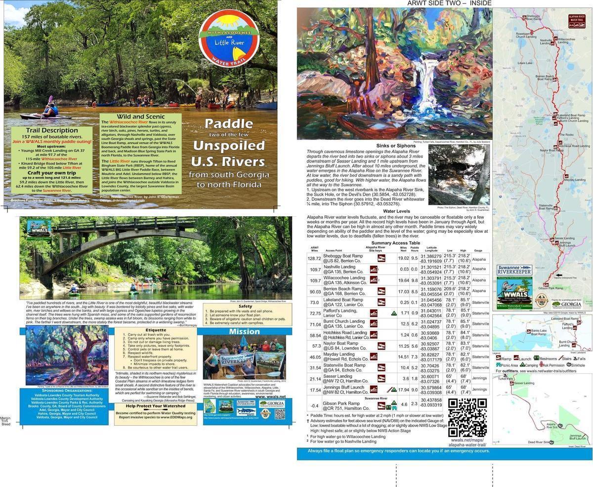 ARWT front and back, WLRWT mapside