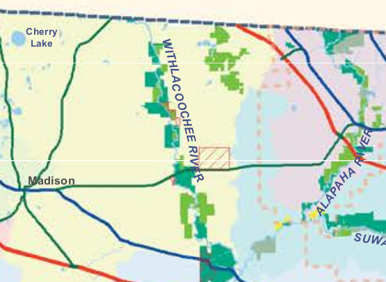 Inset: Withlacoochee River