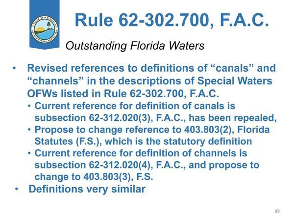 [Outstanding Florida Waters]