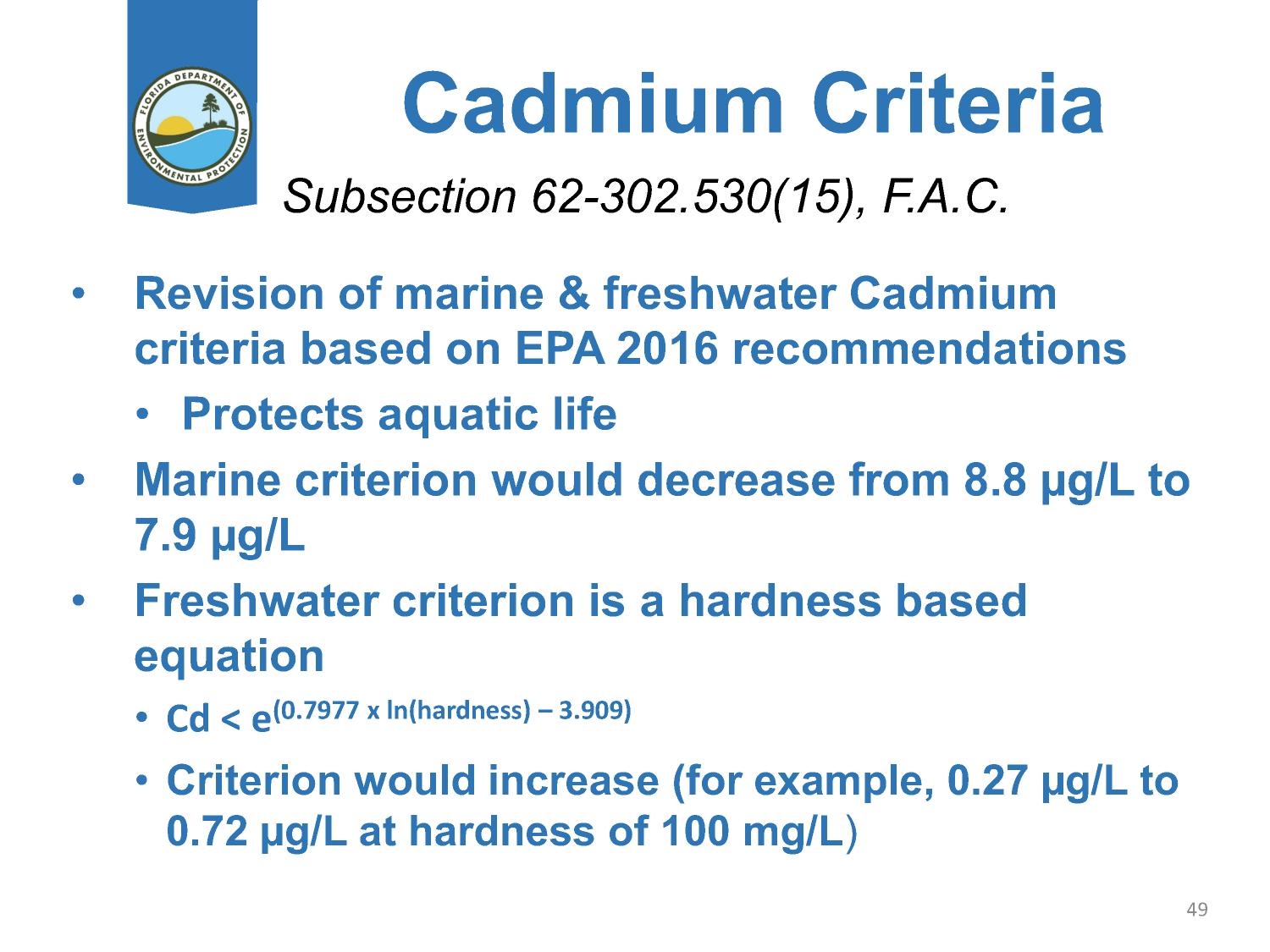 Subsection 62-302.530(15), F.A.C.