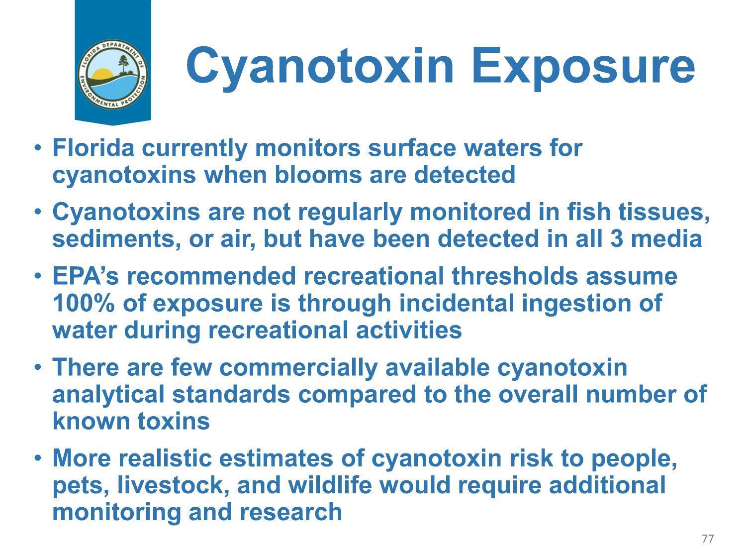 Cyanotoxin Exposure