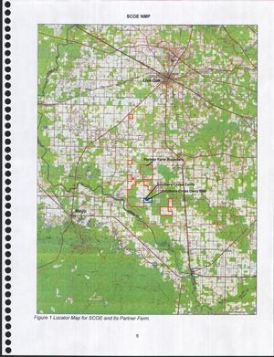 [Figure 1 Locator Map for SCOE and Its Partner Farm.]