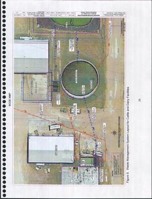 [Figure 9. Waste Mangement System Layout for Cattle and Dairy Facilities]