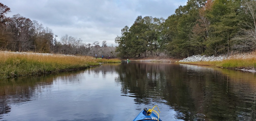 A boat downstream, 09:52:34, 30.8039038, -82.4181508