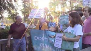 [Movie: A valdosta sewage spill upstream from Madison Blue Spring Against Nestle @ SRWMD 2019-12-10 (83M)]