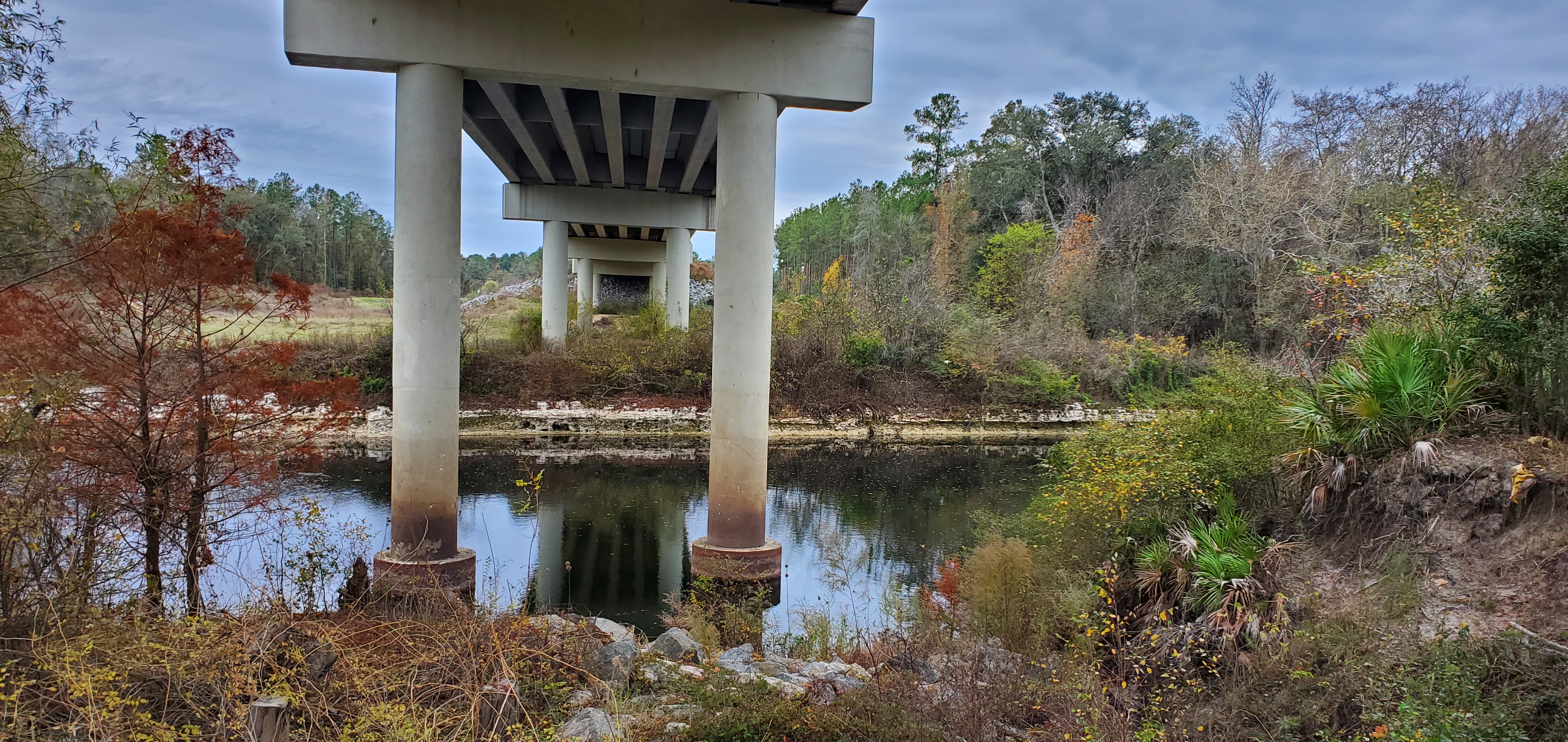 Under the bridge