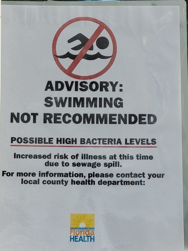 [Advisory: Possible High Bacteria Levels]