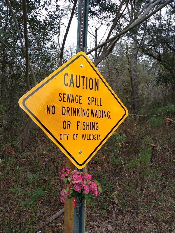 [Valdosta Caution sign]