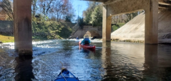 Rapids under US 27 bridge, 13:17:37, 29.953, -82.785691