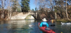 [Shelby under the US 27 bridge, 13:18:57, 29.9521920, -82.7862880]