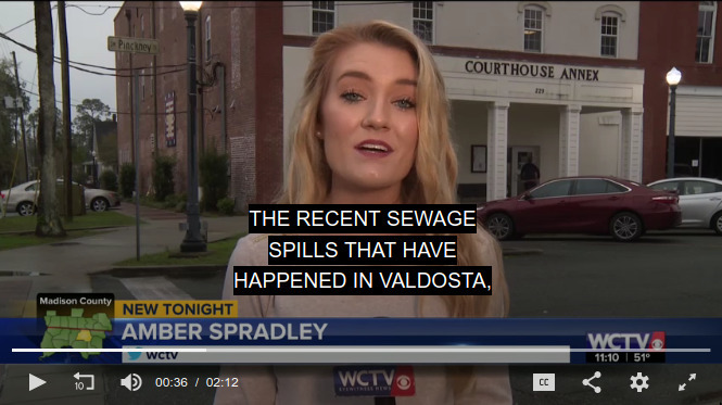 The recent sewage spills that have happened in Valdosta