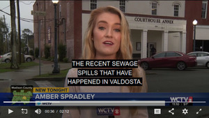 [The recent sewage spills that have happened in Valdosta]