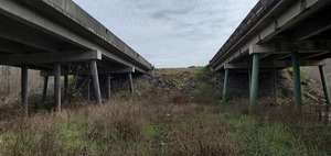 [Bridge looking east]