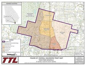 [Figure 67: Overall Saunders Tract Map]