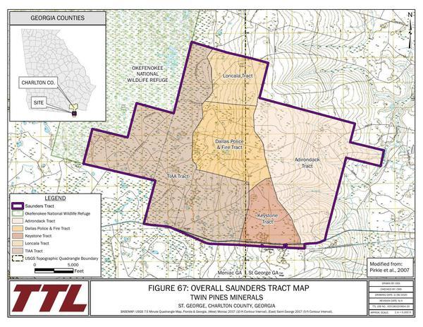 Figure 67: Overall Saunders Tract Map