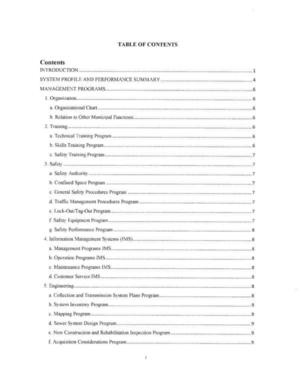 [(1 of 3) Table of Contents]