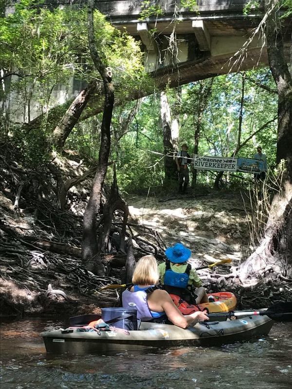 [Helen Chaney: Suwannee Riverkeeper under Stone Bridge]