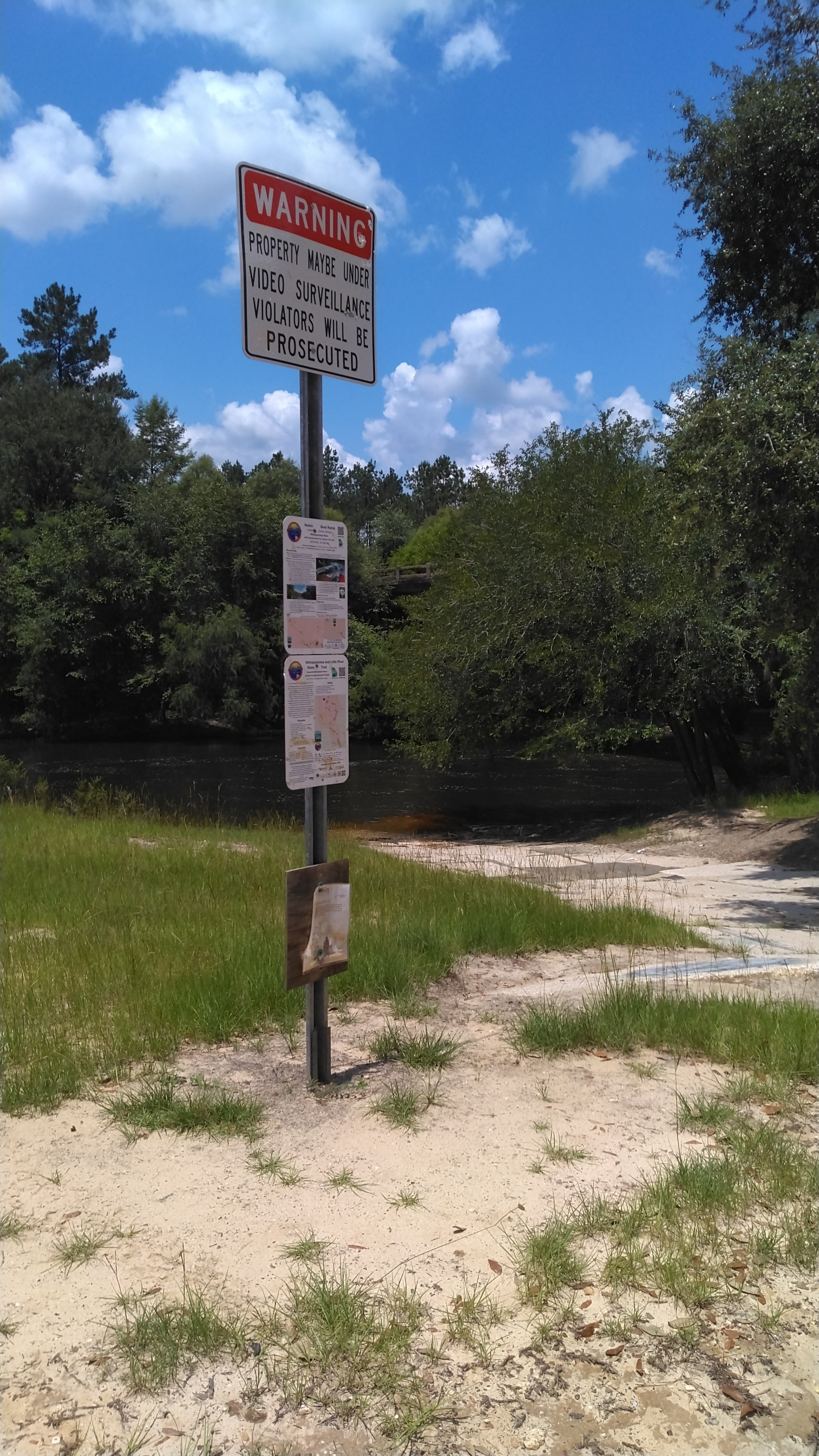 Signs and Nankin Boat Ramp