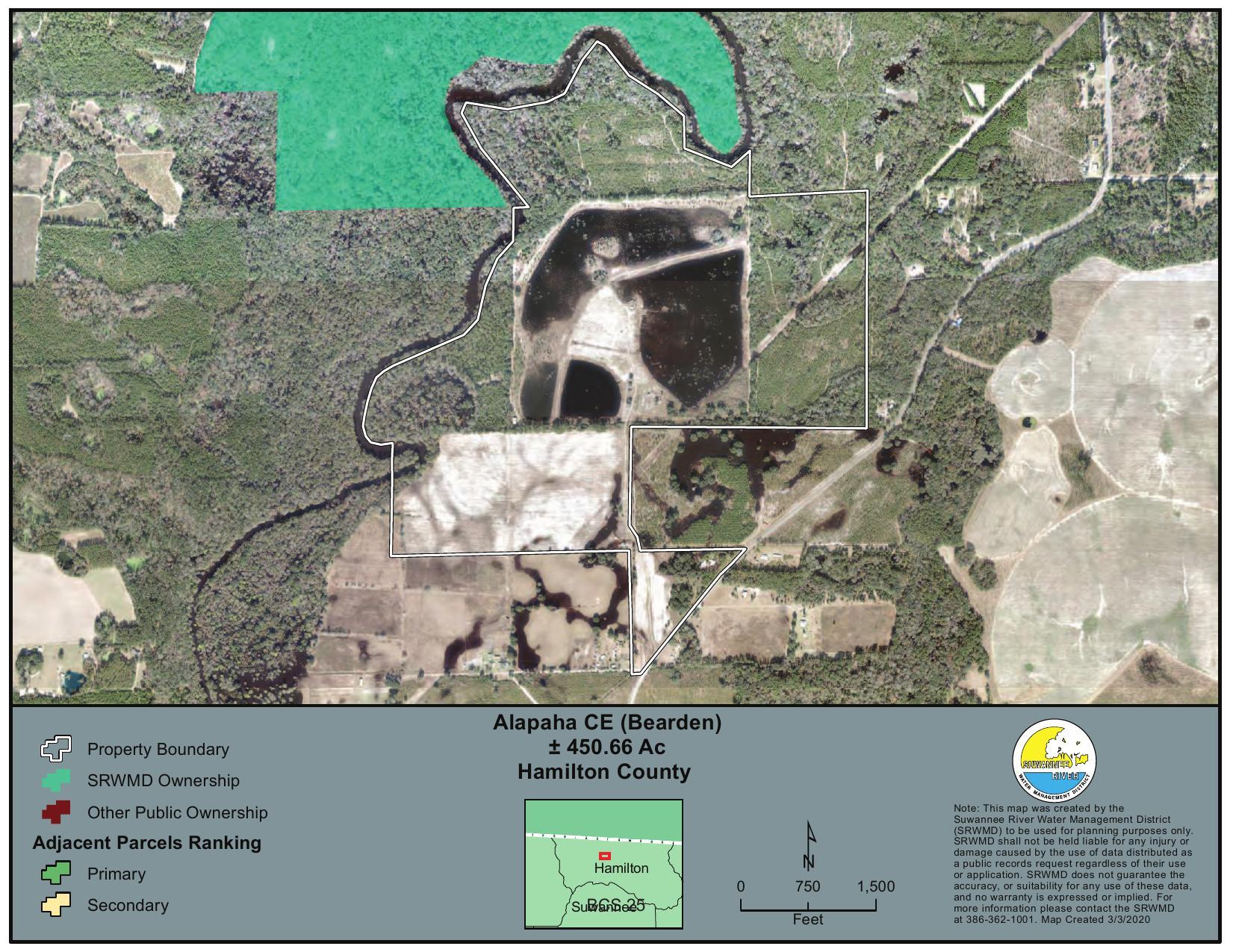 Alapaha CE (Bearden) +-450.66 Ac, Hamilton County