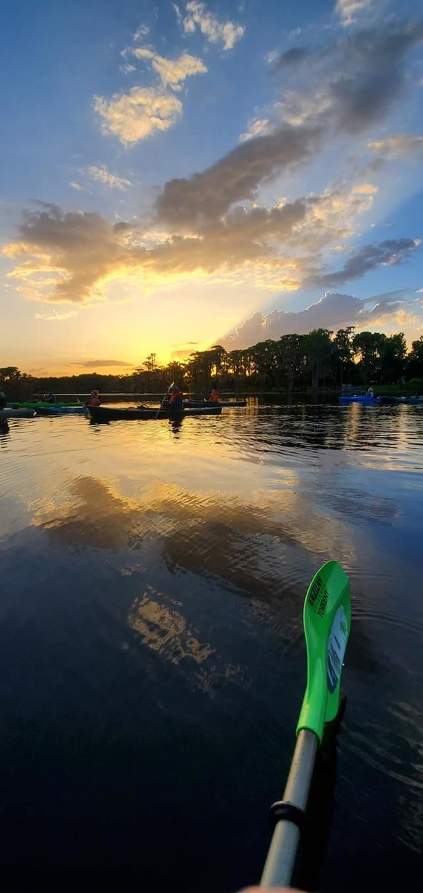 [Paddle sunset]