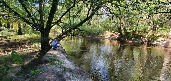 [Gretchen at the Withlacoochee River]