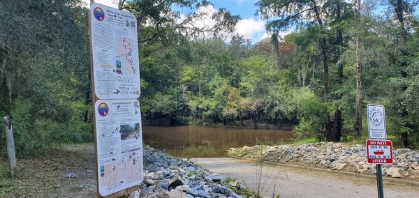 [WLRWT signs, Troupville Boat Ramp]