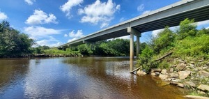 [Long view of Horn Bridge]