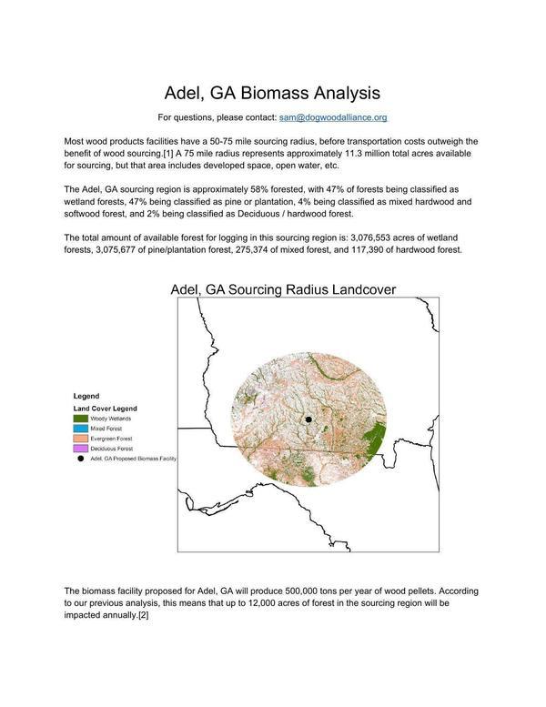 Adel, GA Biomass Analysis (1 of 2)