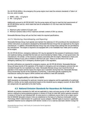 [4.5 National Emission Standards for Hazardous Air Pollutants]